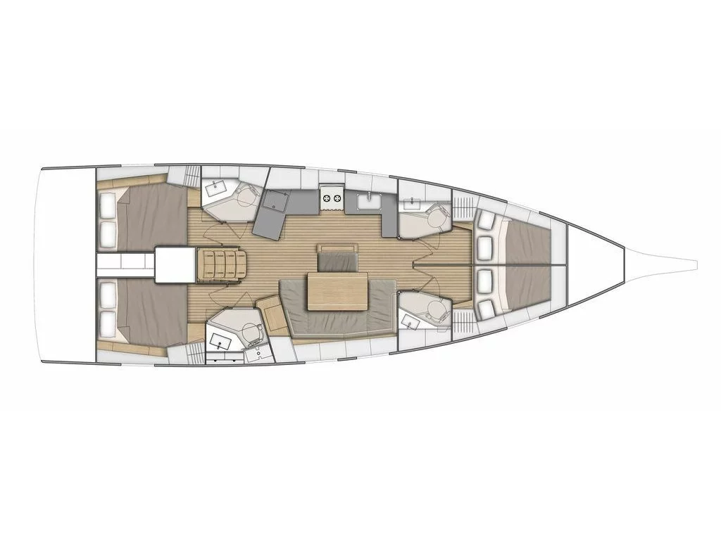 Oceanis 46.1 (Joanna) Plan image - 1