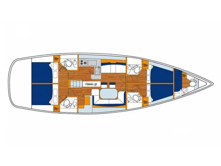 Jeanneau 53 (Romios) Plan image - 1