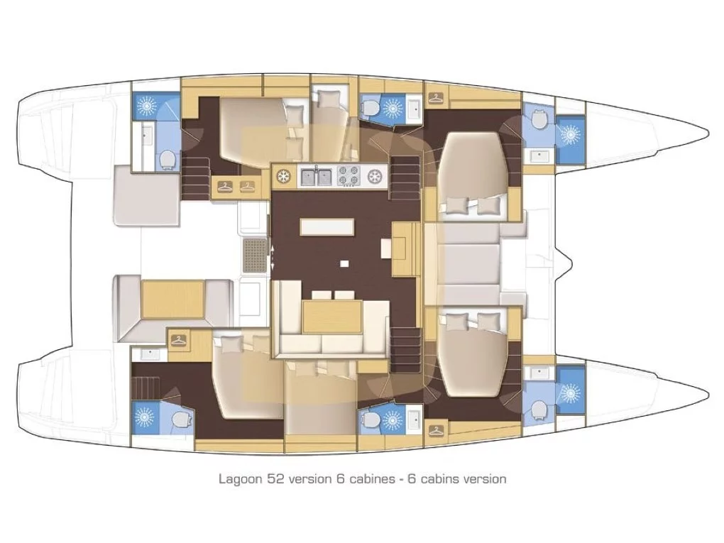 Lagoon 52 (Blue Velvet) Plan image - 40