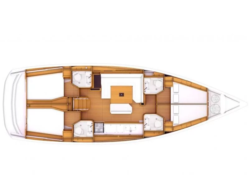 Sun Odyssey 479 (Amfitriti) Plan image - 2