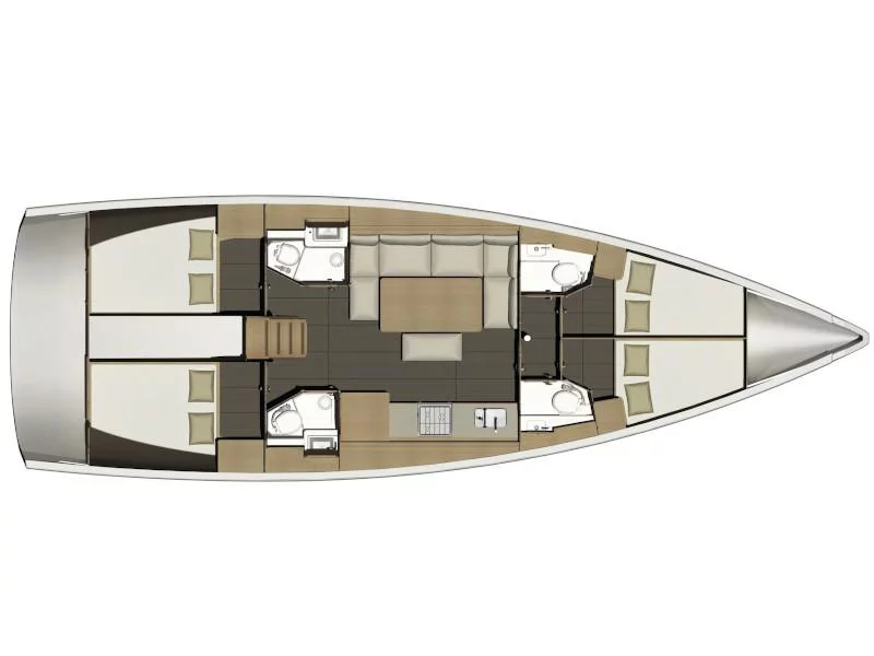 Dufour 460 (Summer Planet) Plan image - 1