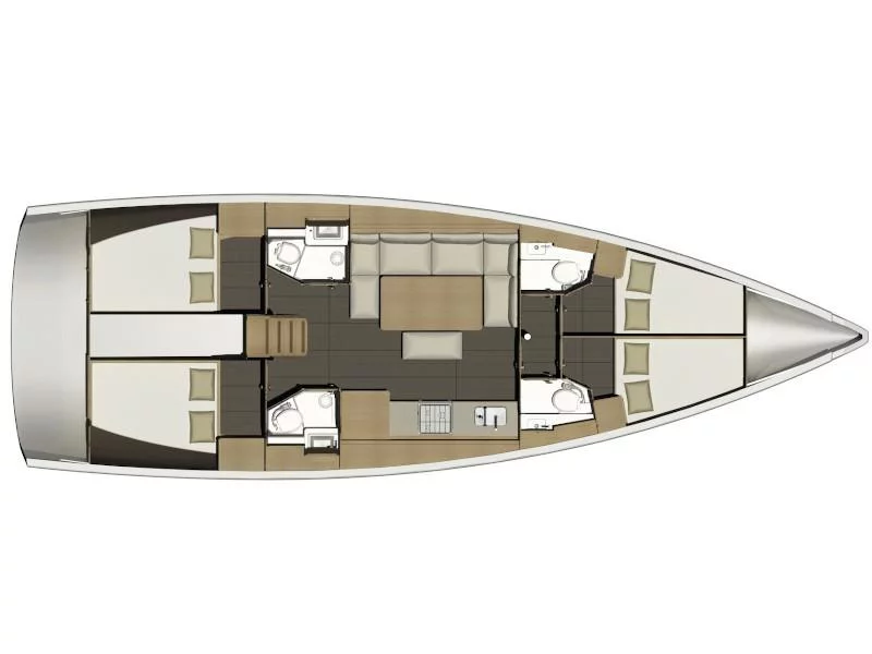 Dufour 460 (Wonder Planet) Plan image - 2
