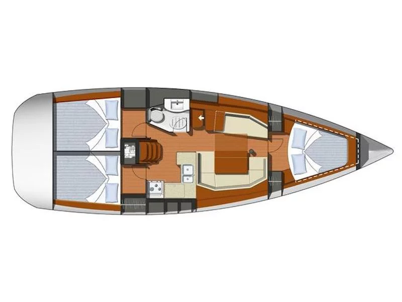Sun Odyssey 39i (Bookie Too) Plan image - 3