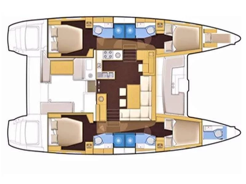 Lagoon 450 Fly "ALKYONE" (Alkyone) Plan image - 10
