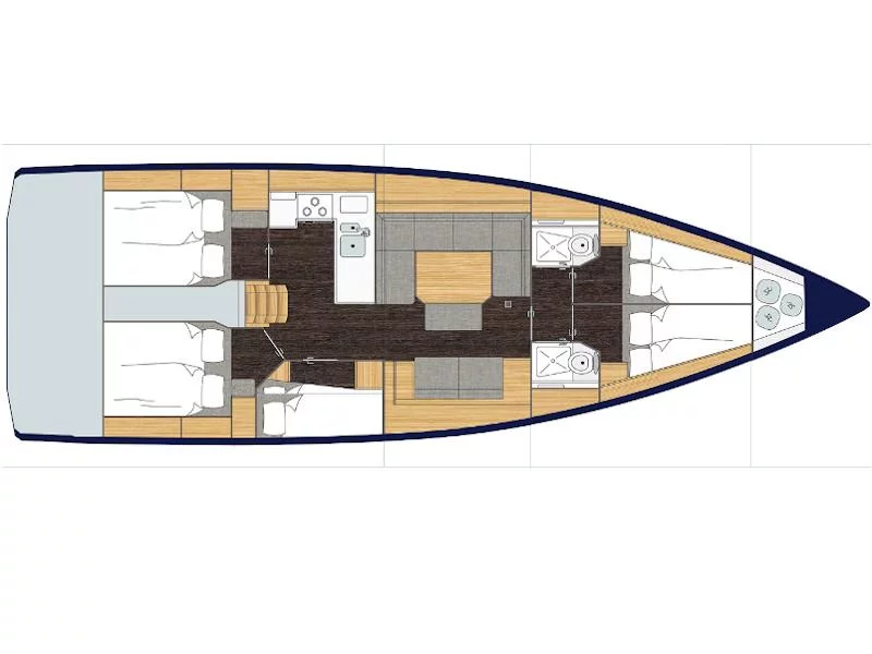 Bavaria C45 (Silver I) Plan image - 2