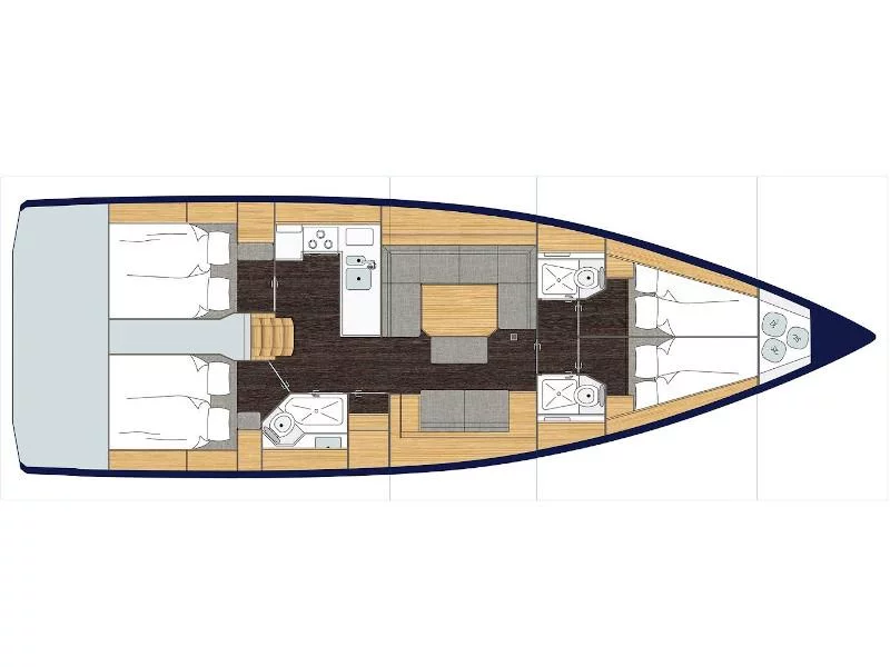 Bavaria C45 (Silver III) Plan image - 4