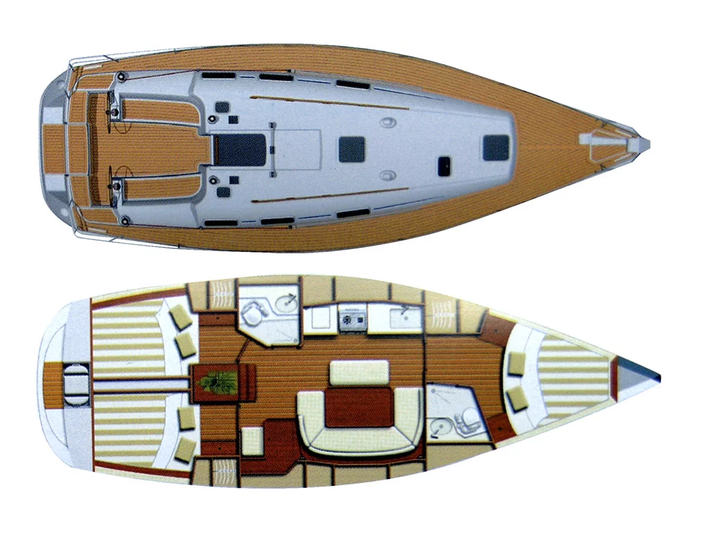 Dufour 385 Grand Large (Machimbombo) Plan image - 17
