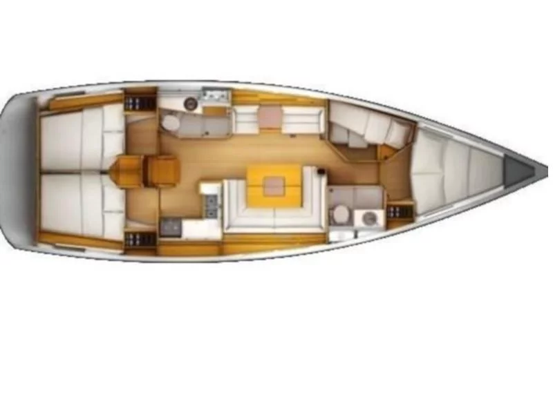 Sun Odyssey 439 (Sea and Sky) Plan image - 10