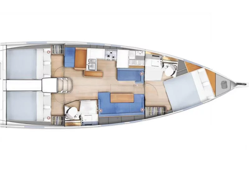 Sun Odyssey 410 (Chimera) Plan image - 9