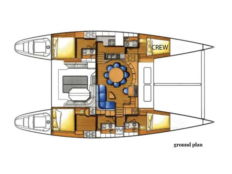Lagoon 570 Mala (Top crew-unique experience) Plan image - 7
