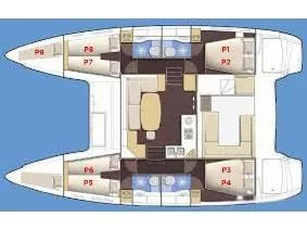 Lagoon 400 (Tortuga) Plan image - 5