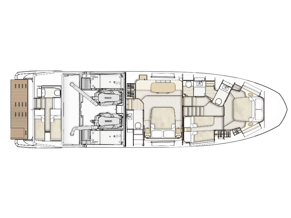 Azimut 60 (ALUMINIA) Plan image - 7