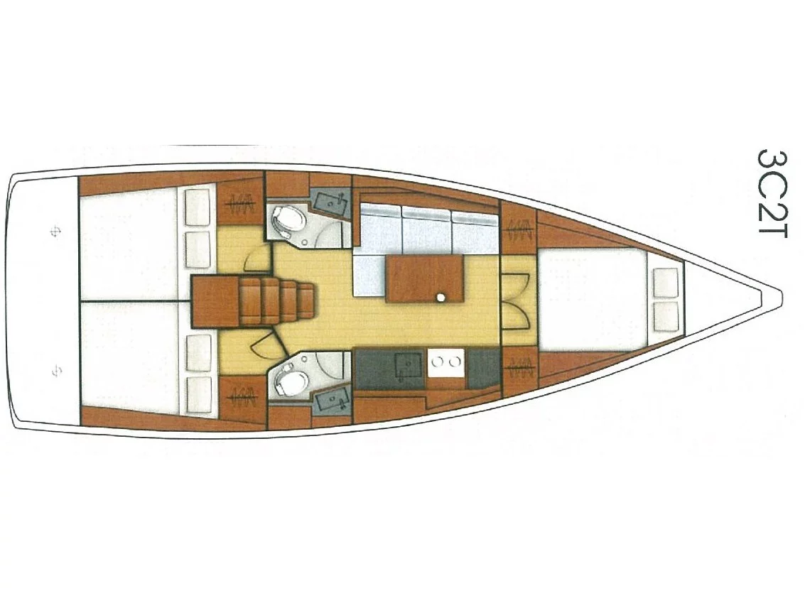 Oceanis 38.1 (SIRINA "Sails 2025") Plan image - 10