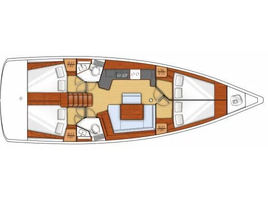 Oceanis 45 (Mizzica) Plan image - 1