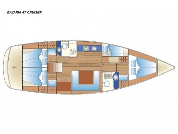 Photo #5 - Bavaria 47 Cruiser (Aotoa) en Athènes - 15465
