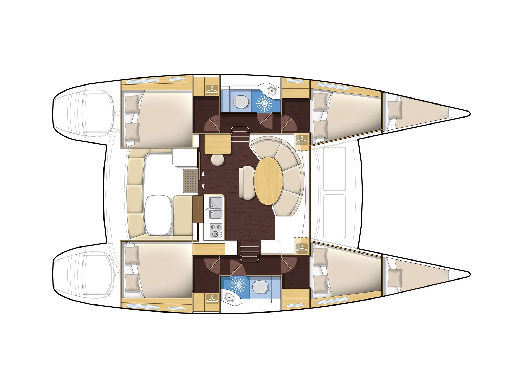 Lagoon 380 (Eleven) Plan image - 16
