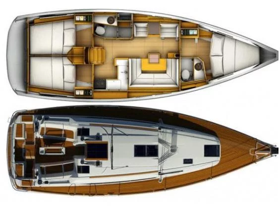 Sun Odyssey 409 (Traveller) Plan image - 5