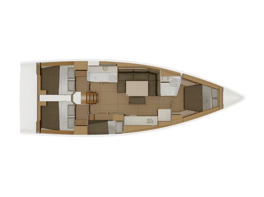 Dufour 430 (Ocean Whisper) Plan image - 9