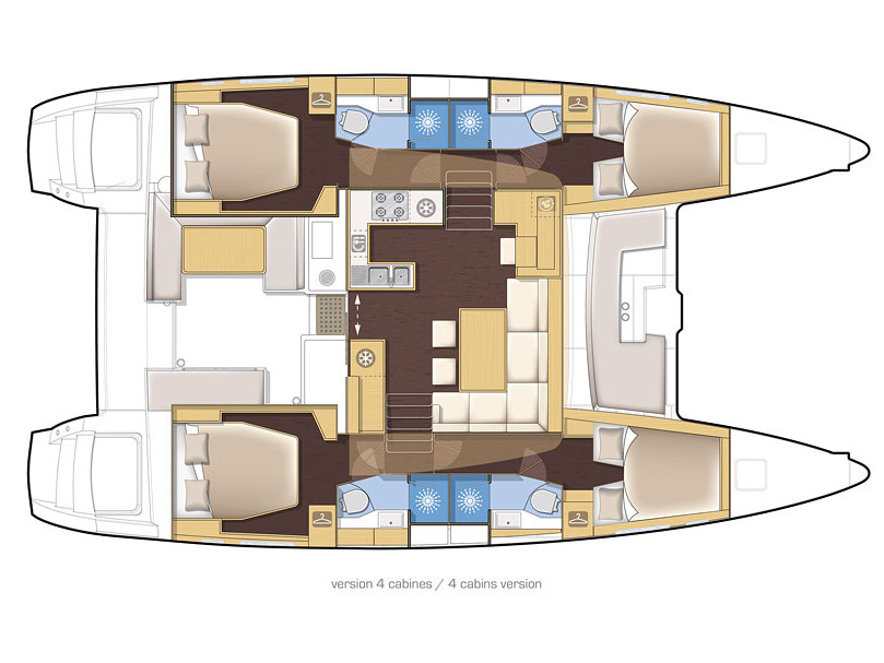 Photo #10 - Lagoon 450 Flybridge (Grecostar) in Athens - 12079