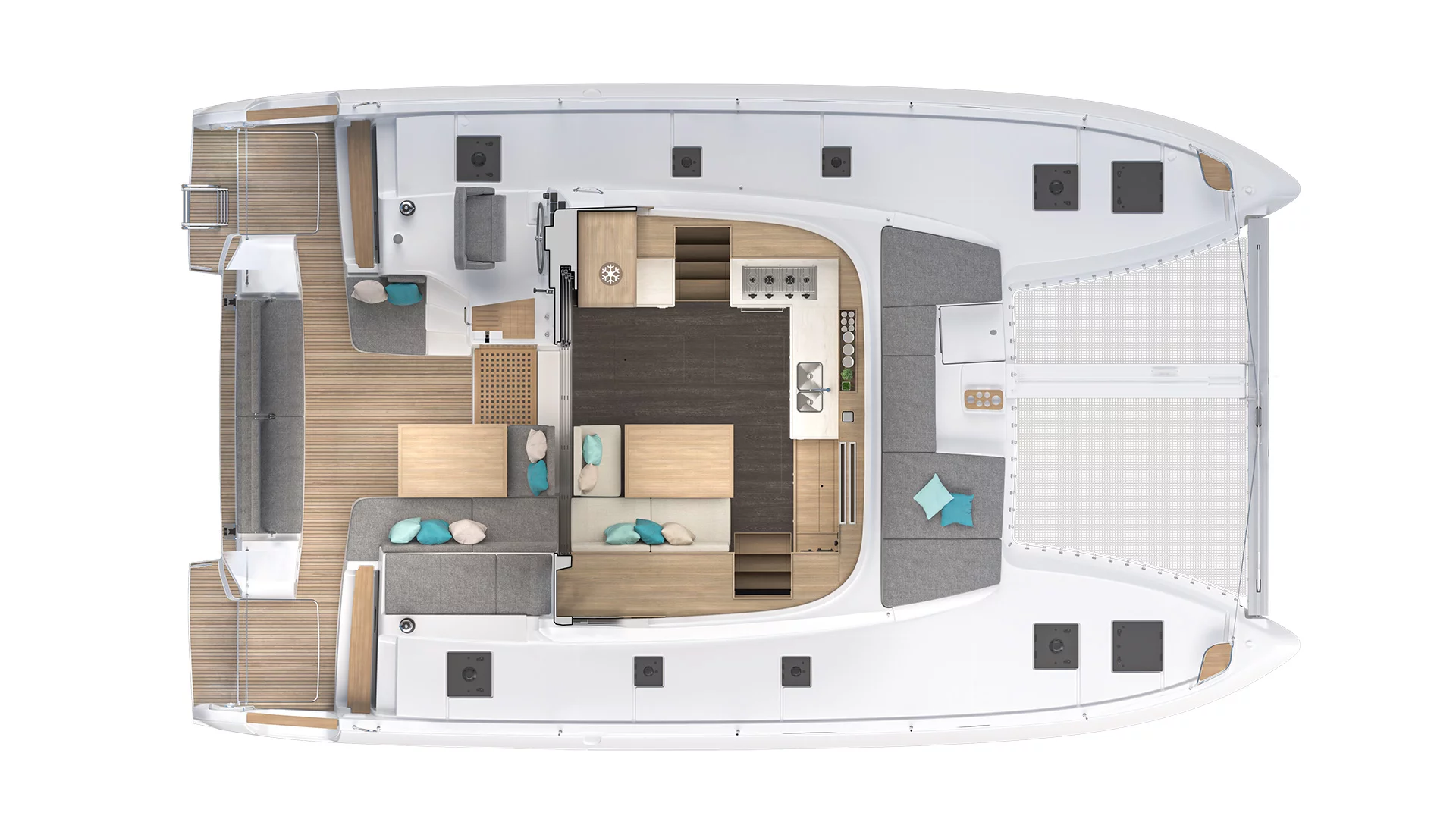 Lagoon 43 (Aurora Blue 43)  - 10