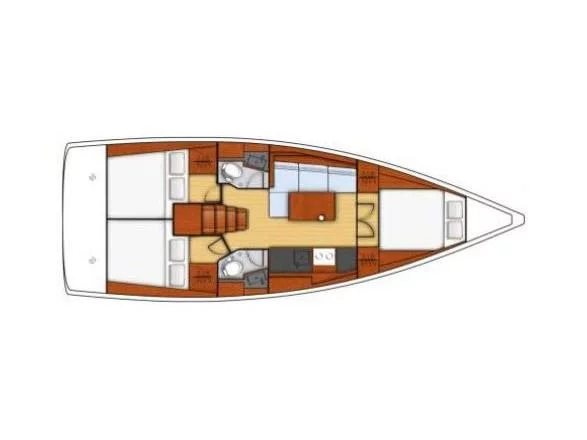 Oceanis 38.1 (Philyra) Plan image - 2