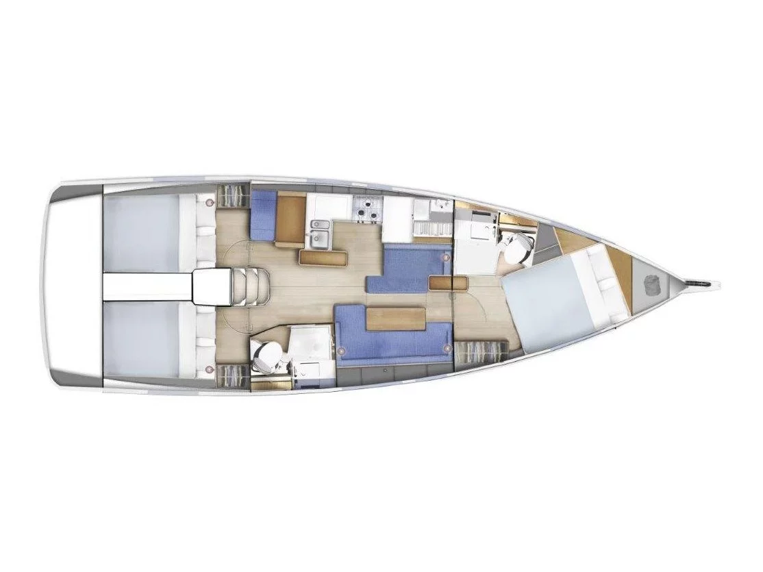 Sun Odyssey 410 (Pnoe) Plan image - 6