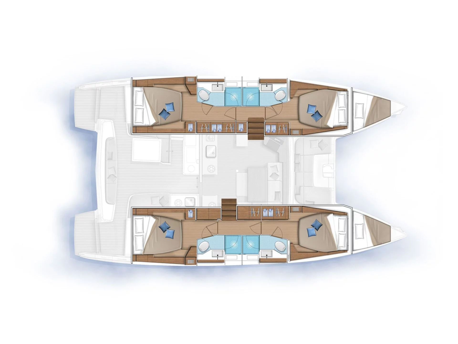 Lagoon 46 & GEN & WM (Pnoe) Plan image - 12