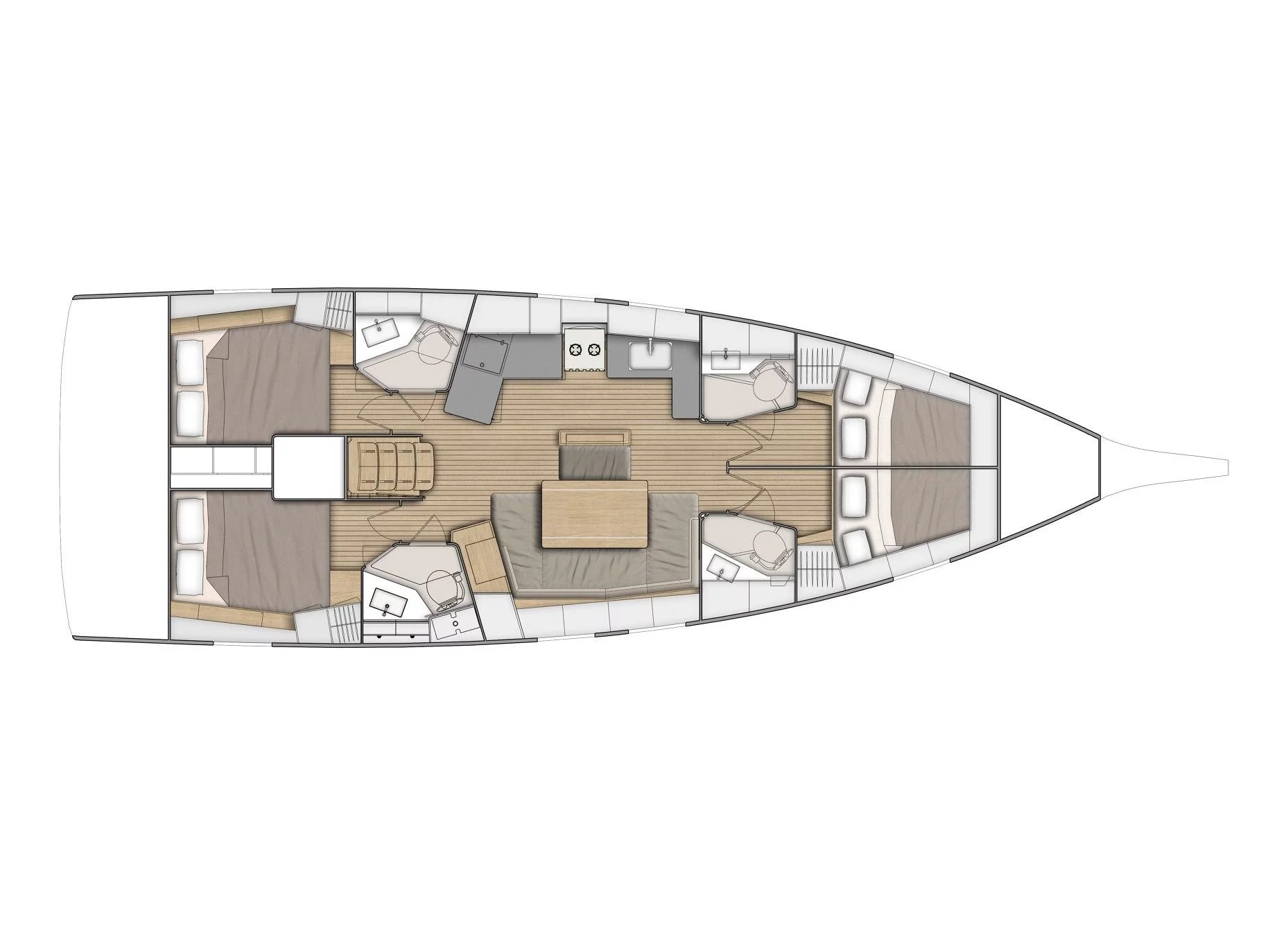 Oceanis 46.1 (N A G I A) Plan image - 5