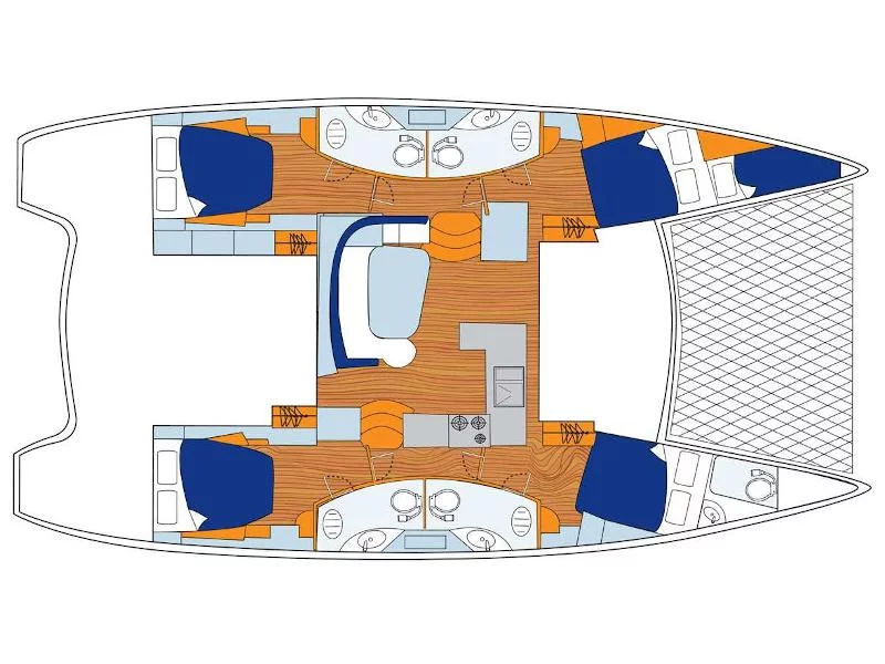 Leopard 45 () Plan image - 1