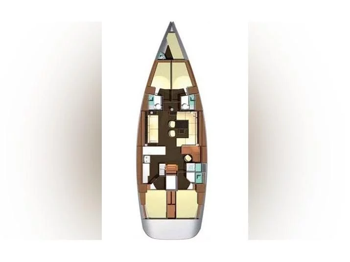 Dufour 525 Grand Large (Rainbow) Plan image - 2