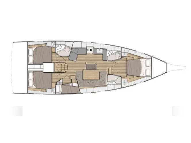 Oceanis 46.1 First Line (NAIMA) Plan image - 3