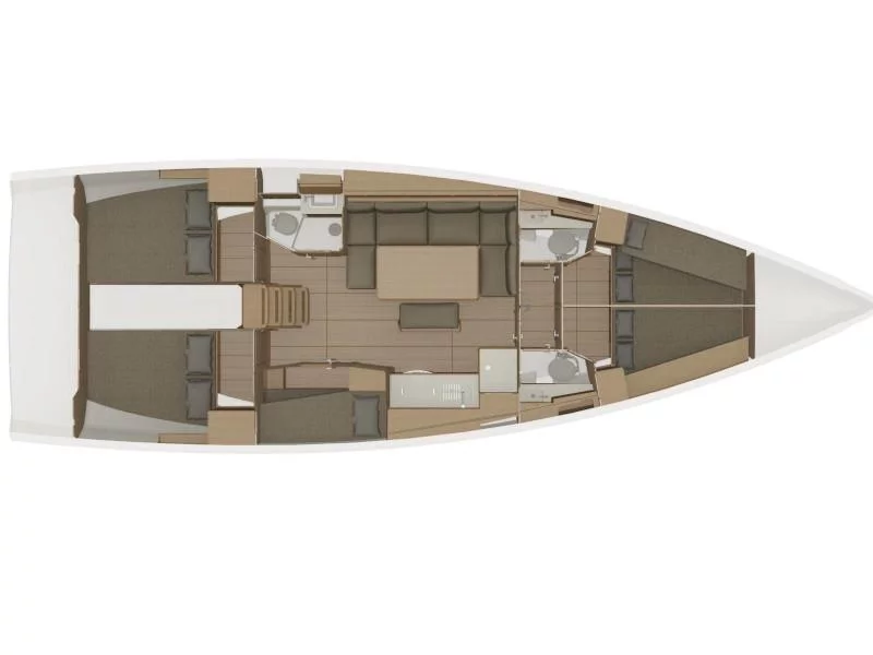 Dufour 460 (Mega) Plan image - 10