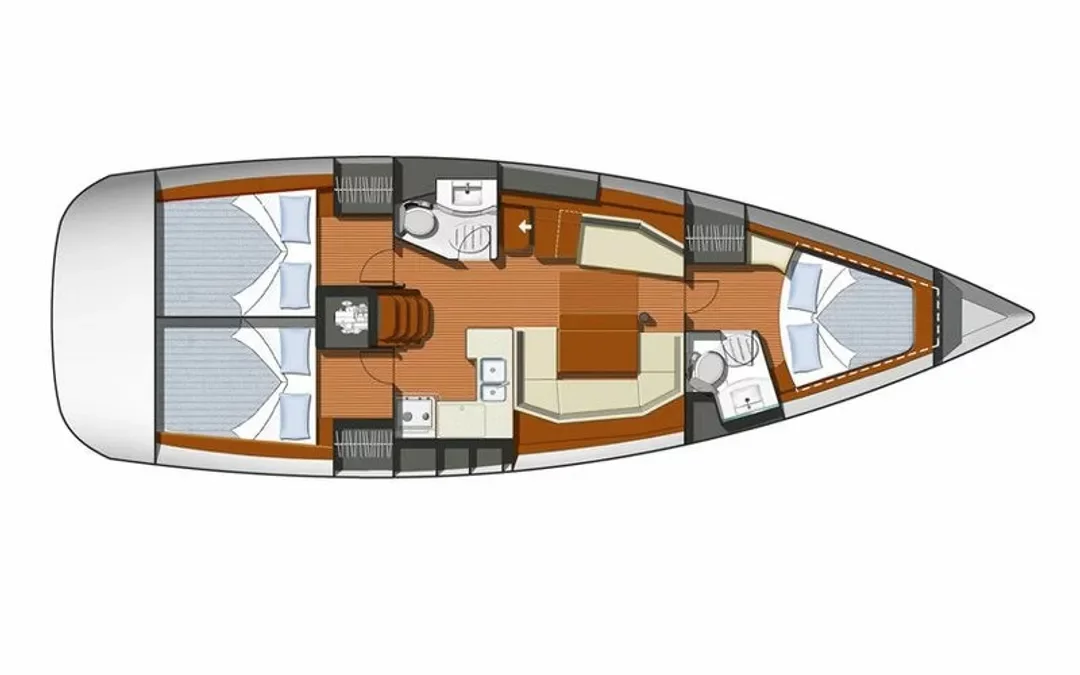 Sun Odyssey 42 i (Argonaute)  - 1