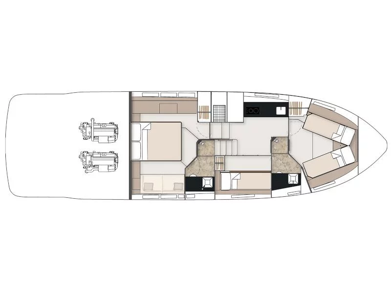 Fairline Squadron 50 (Lady Noble) Plan image - 6