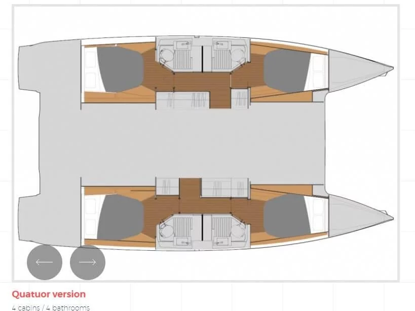 Fountaine Pajot Astréa 42 (Sissy) Plan image - 19