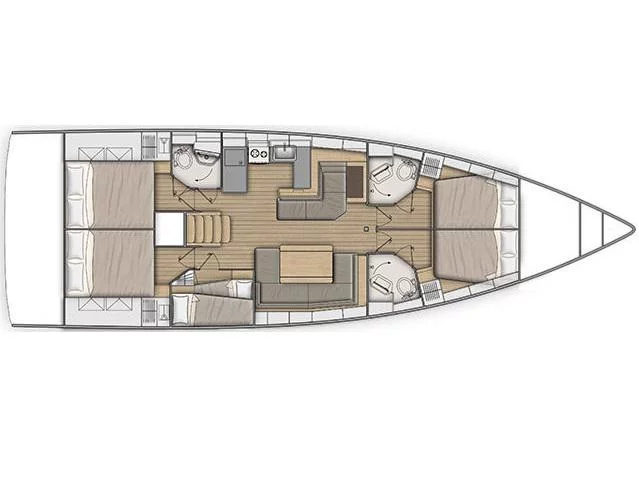 Oceanis 51.1 (Panda II) Plan image - 31