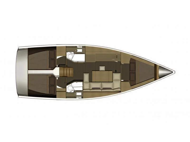 DUFOUR 382 BT (THELMA) Plan image - 2