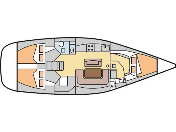 Dufour 425 Grand Large (Esen Mila) Plan image - 13