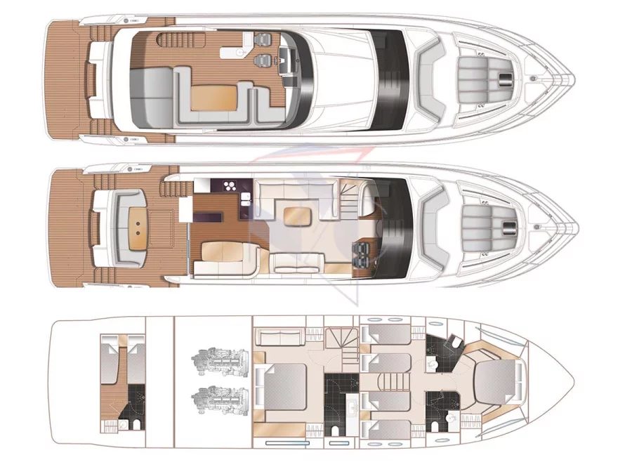 Princess F55 (Imero) Plan image - 1