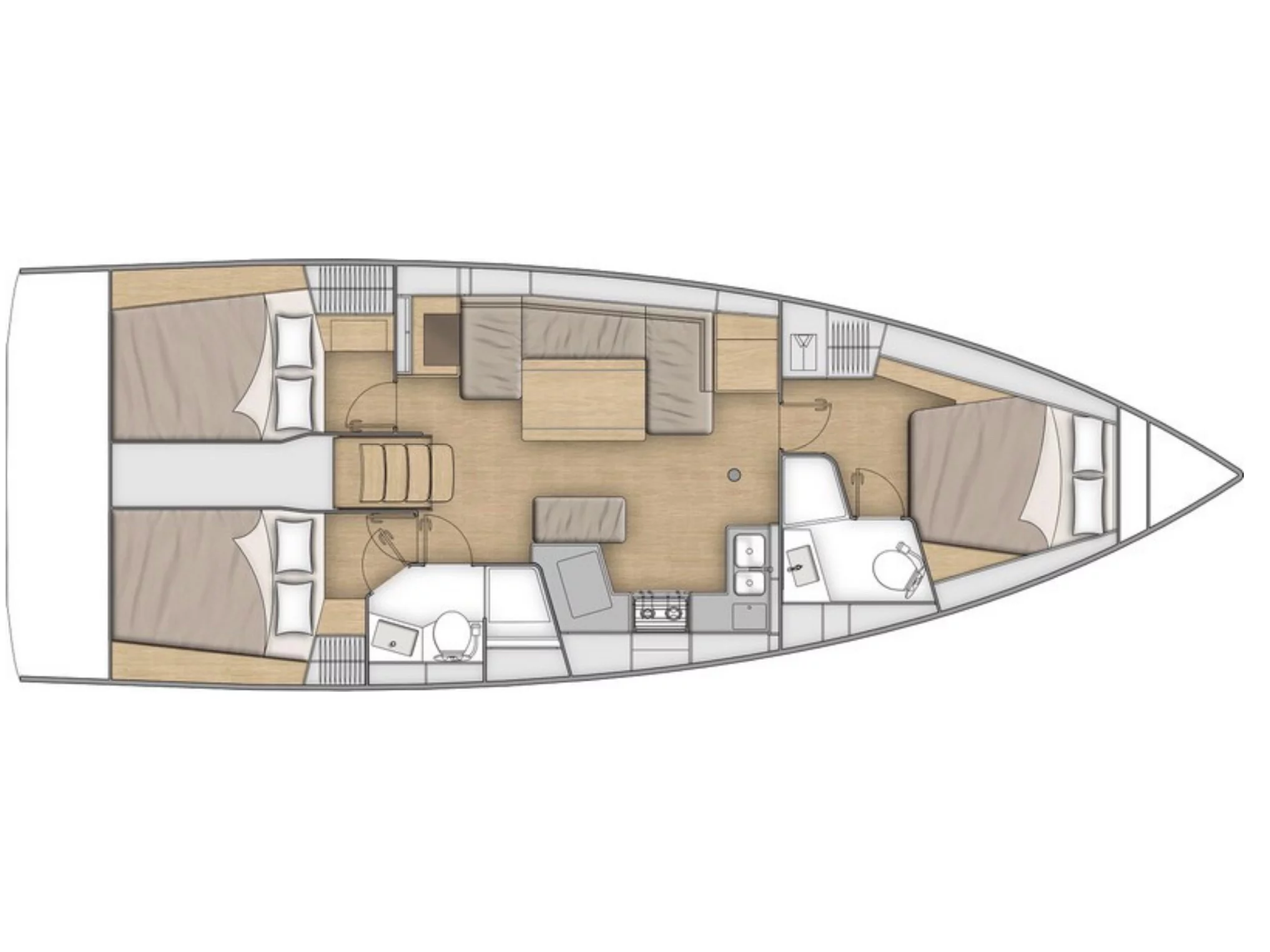 Oceanis 40.1 (Fearless D) Plan image - 5