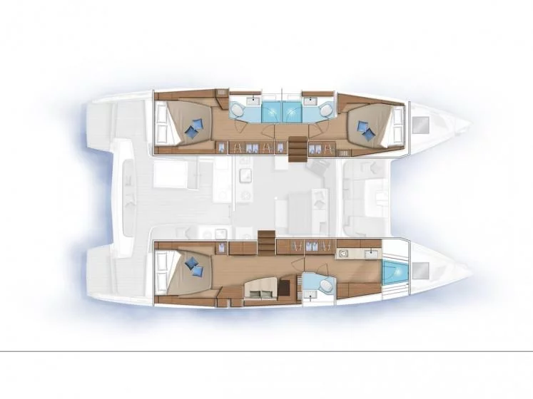 Lagoon 46 Owners Version (ZANGA) Plan image - 10