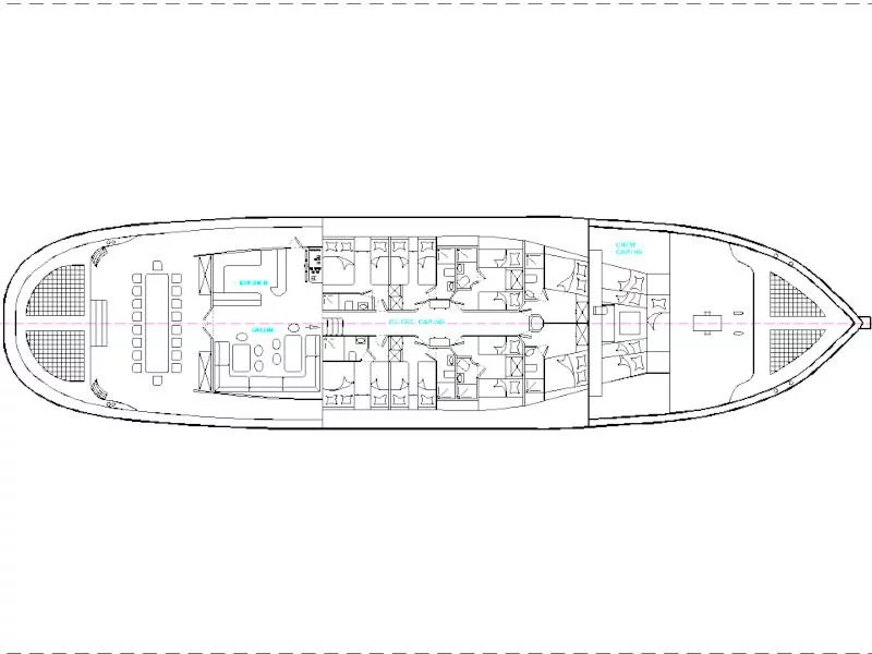 Gulet Motorsailer (Matina) Plan image - 6