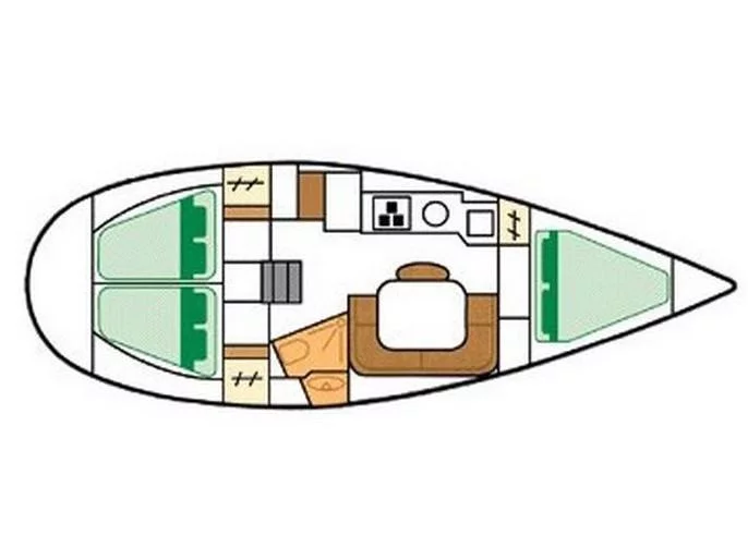 Sun Odyssey 33 (Sophia) Plan image - 7