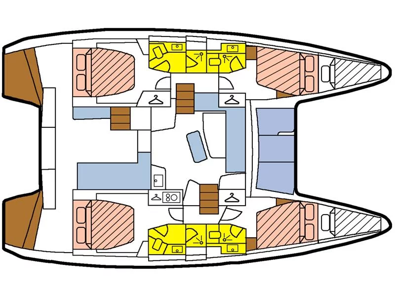 Lagoon 42 (Utopia) Plan image - 3