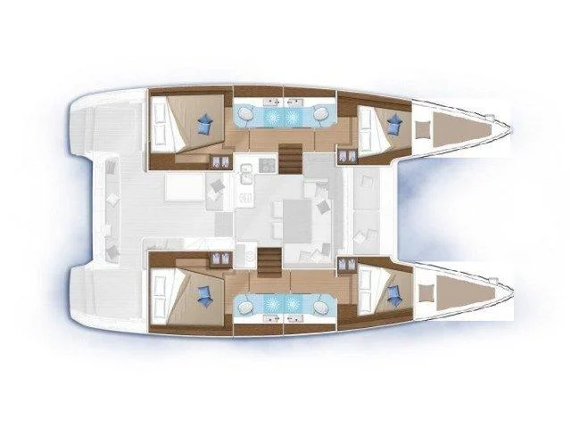Lagoon 40 (LFK-Lagoon40 ()) Plan image - 2