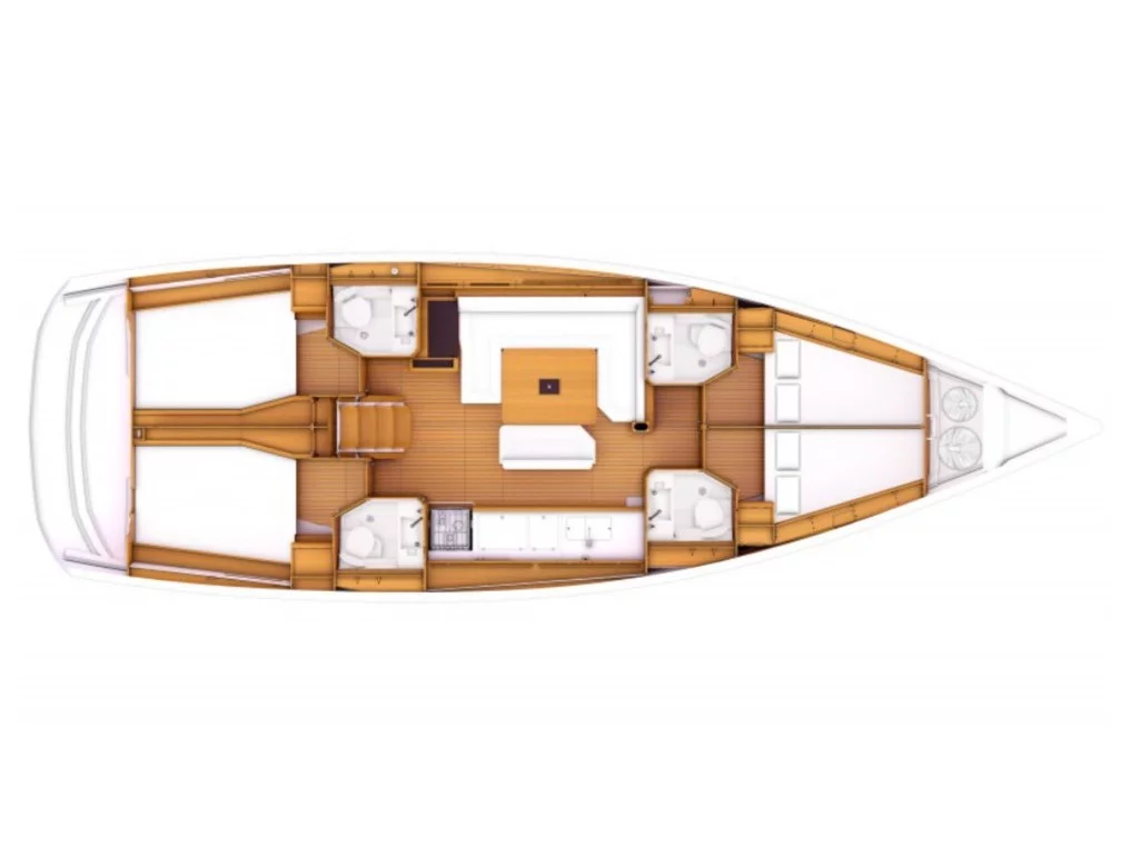 Sun Odyssey 479 (JACK) Plan image - 2