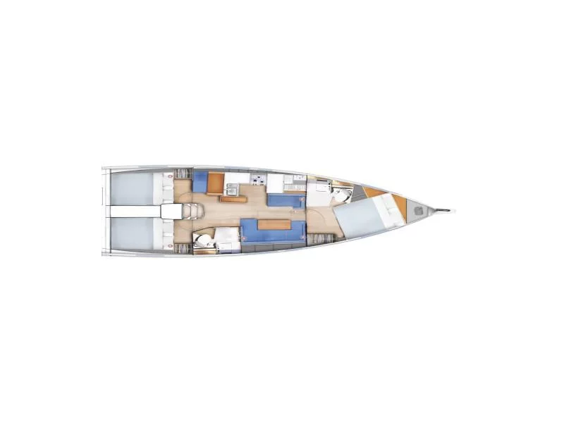 Sun Odyssey 410 (Vague) Plan image - 43