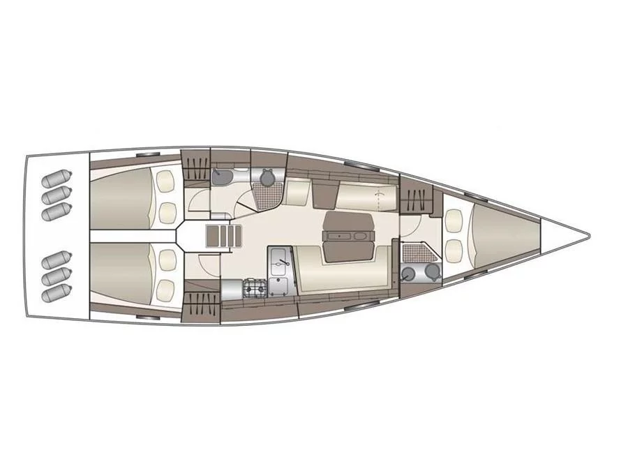 Dehler 42 (D-Dream) Plan image - 2