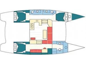 Fountaine Pajot Helia 44 (Ohana) Plan image - 1