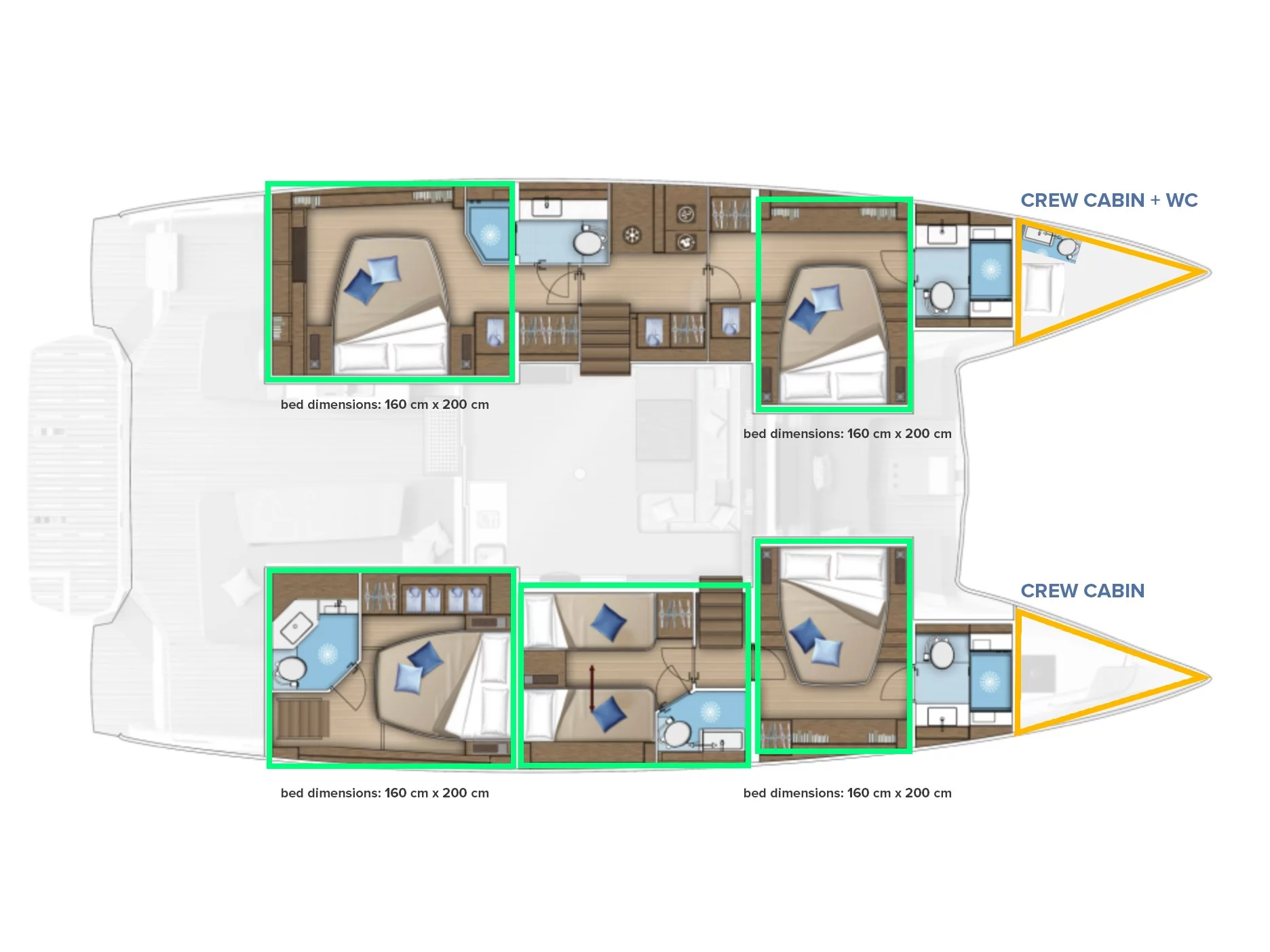 Lagoon 55 (TRI-WING) Plan image - 19
